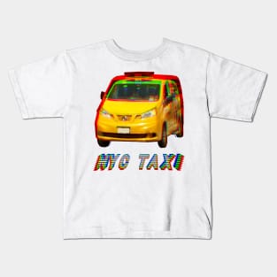 NYC Taxi- Retro Kids T-Shirt